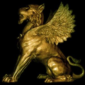 Winged Lion by Toin Adams