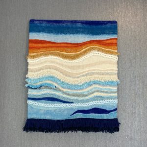 Falesia - Fibre Art Wall Hanging by Jane Rodenburg of Weave Deck