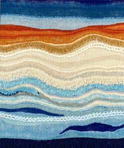 Falesia - Fibre Art Wall Hanging by Jane Rodenburg of Weave Deck