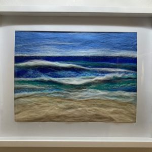 Seascape with Silk in Mixed Natural Fibres Jane Rodenburg
