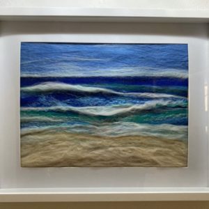 Seascape with Silk in Mixed Natural Fibres Jane Rodenburg